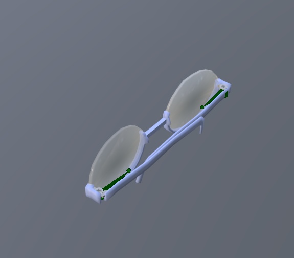 【VRChat】メガネ【3Dモデル】