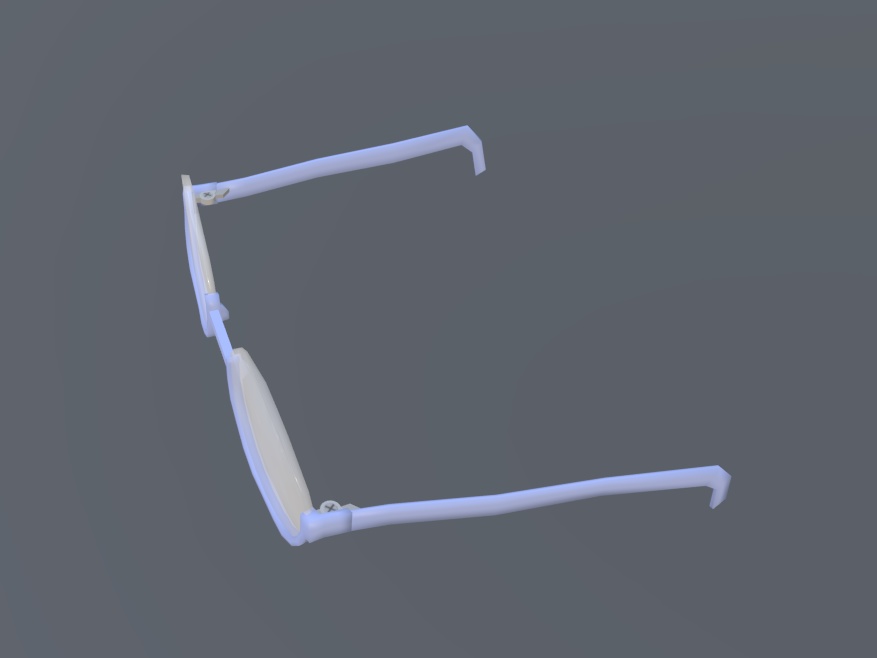 【VRChat】メガネ【3Dモデル】