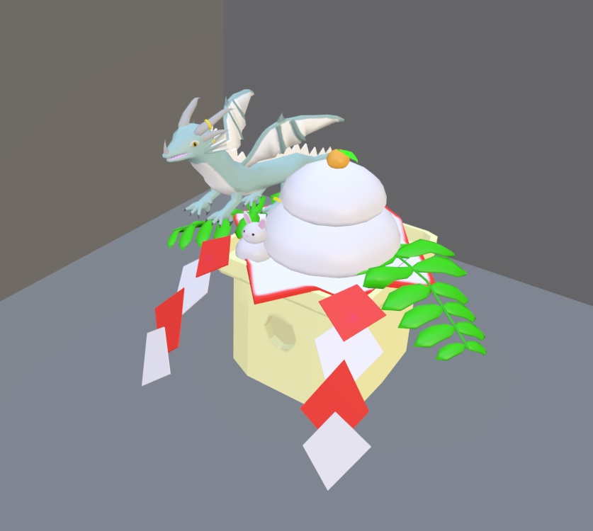 【VRChat】ドラゴン【3Dモデル】