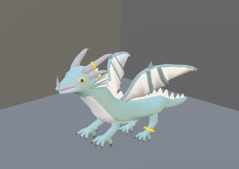 【VRChat】ドラゴン【3Dモデル】