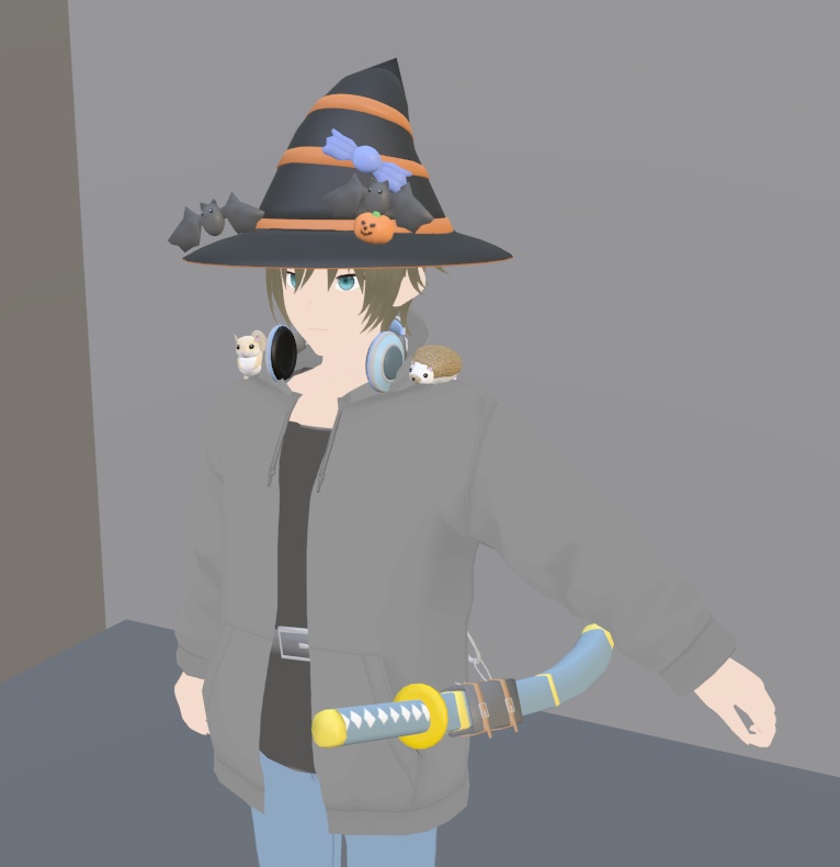 【VRChat】ハロウィン帽子【3Dモデル】