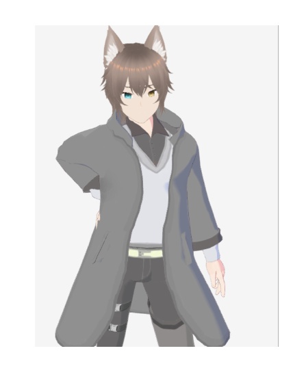 【VRoid製 アバター】トウヤ【3Dモデル】