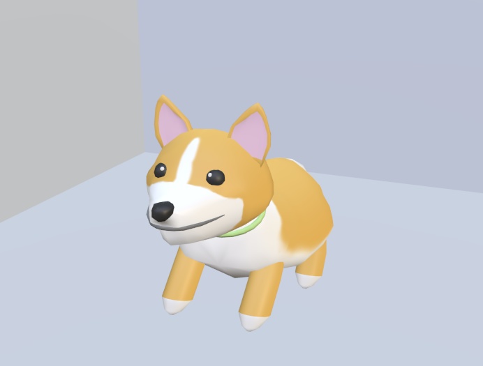 【VRChat】コーギー【3Dモデル】