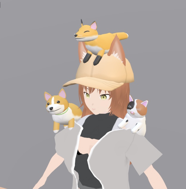 【VRChat】コーギー【3Dモデル】
