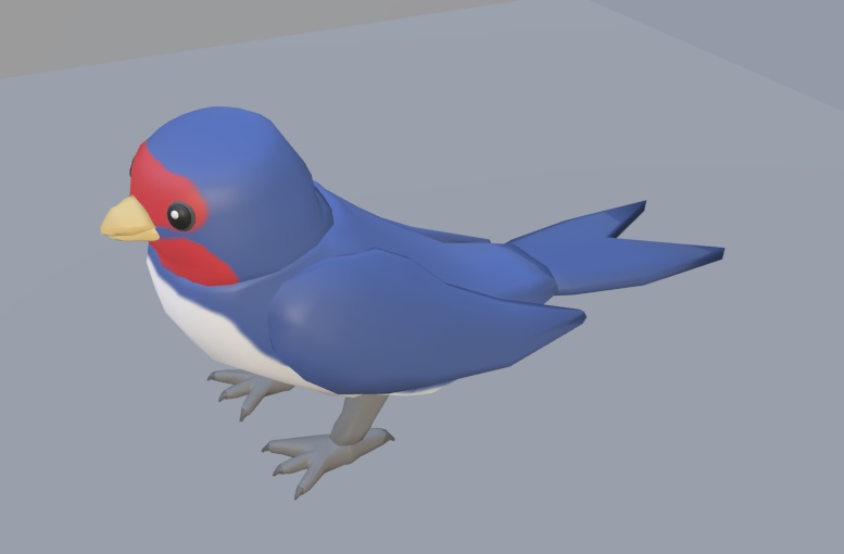 【VRChat】ツバメ【3Dモデル】