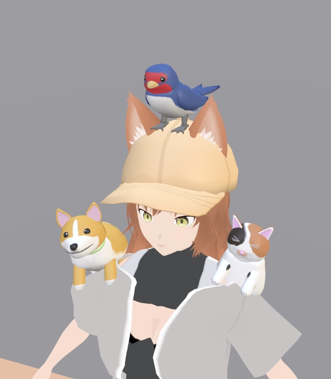 【VRChat】ツバメ【3Dモデル】