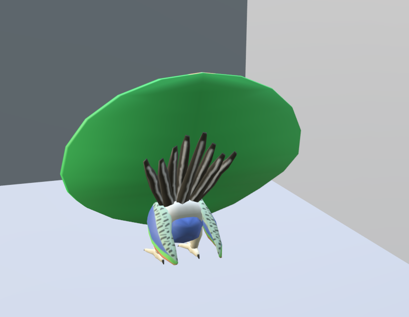 【VRChat】クジャク(羽を広げている状態)【3Dモデル】 - mint-0547 のショップ - BOOTH