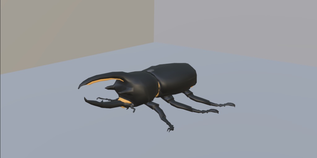 【VRChat】ネプチューンオオカブト【3Dモデル】