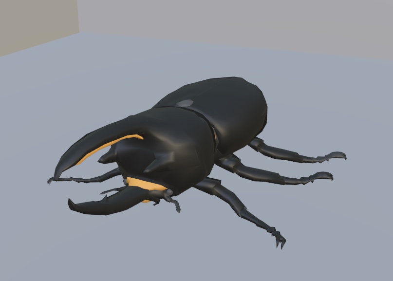 【VRChat】ネプチューンオオカブト【3Dモデル】