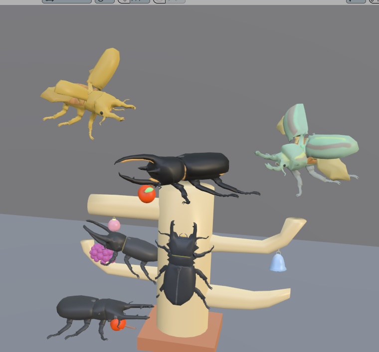 【VRChat】ネプチューンオオカブト【3Dモデル】