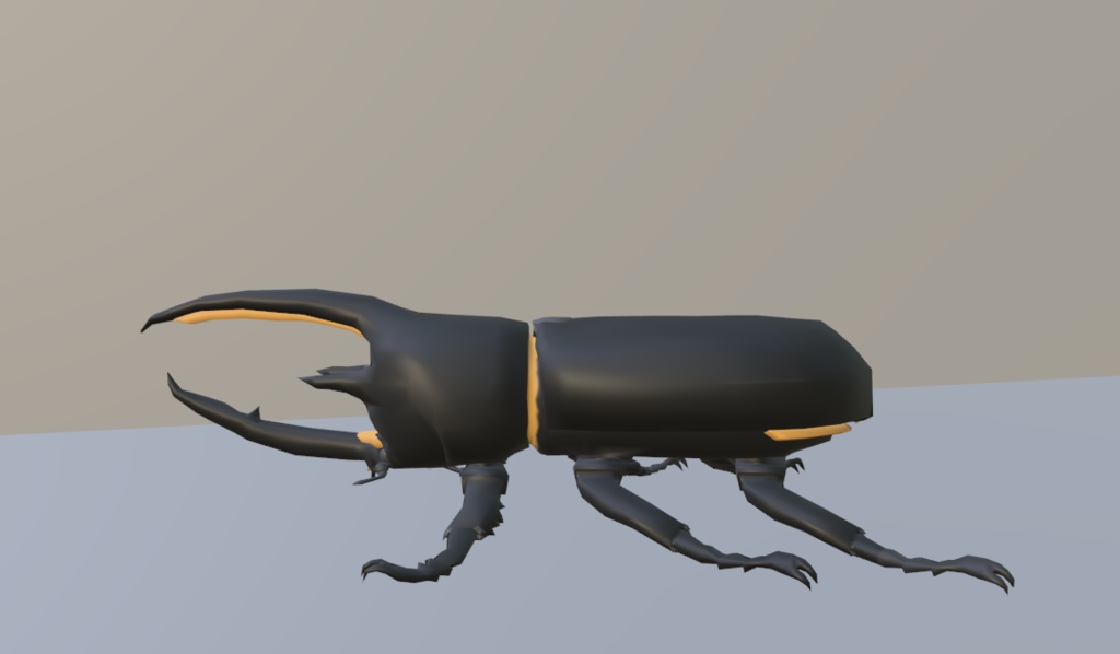 【VRChat】ネプチューンオオカブト【3Dモデル】