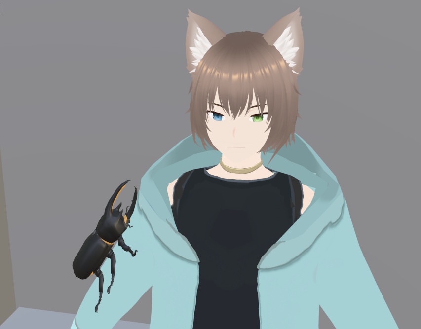 【VRChat】ネプチューンオオカブト【3Dモデル】