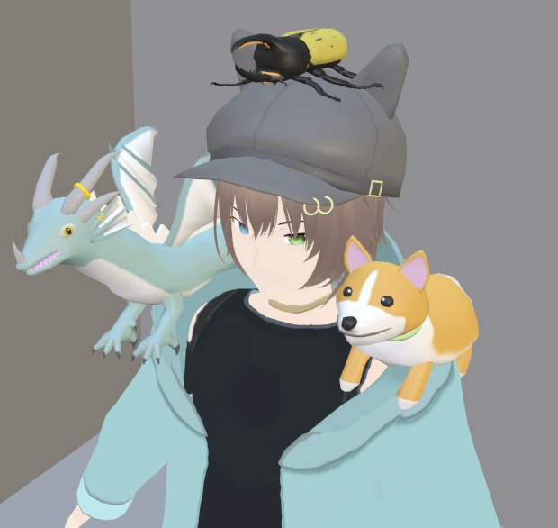 【VRChat】ヘラクレスオオカブト【3Dモデル】