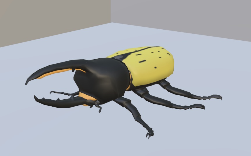 【VRChat】ヘラクレスオオカブト【3Dモデル】