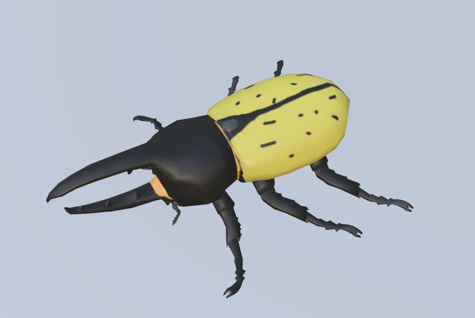 【VRChat】ヘラクレスオオカブト【3Dモデル】