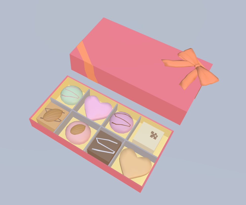 【VRChat】チョコレート【3Dモデル】_96_