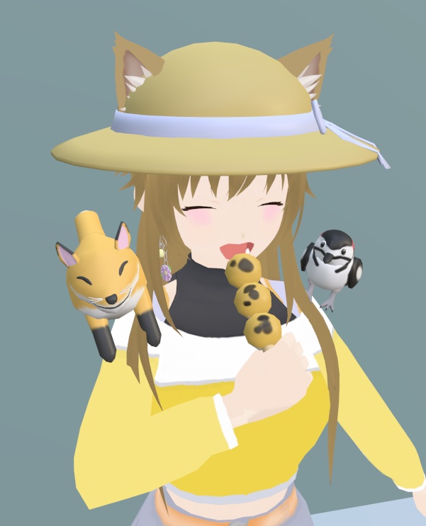 【VRChat】お団子といそべ餅のセット【3Dモデル】_99_