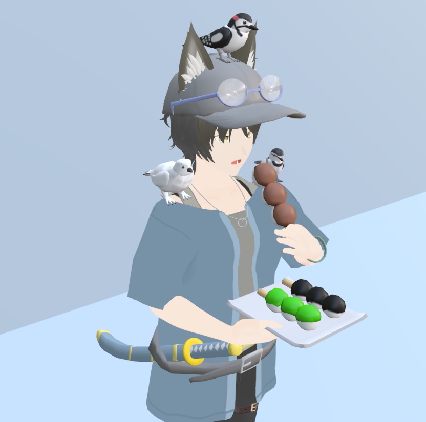 【VRChat】お団子といそべ餅のセット【3Dモデル】_99_