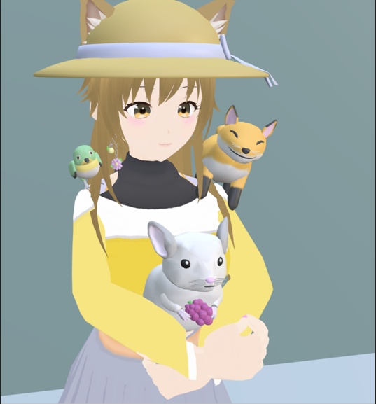 【VRChat】チンチラ【3Dモデル】_102_
