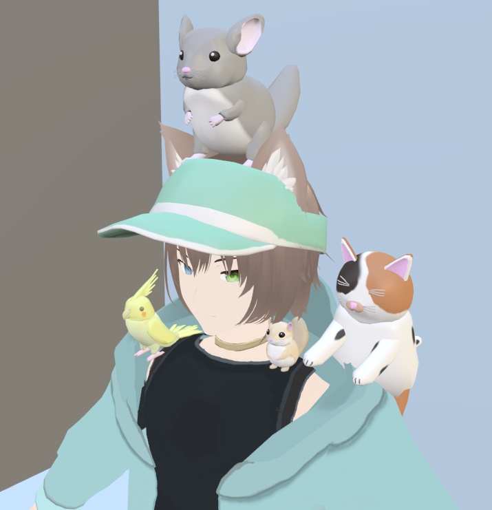 【VRChat】チンチラ【3Dモデル】_102_