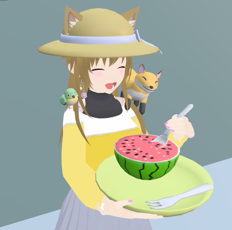 【VRChat】スイカ【3Dモデル】_103_