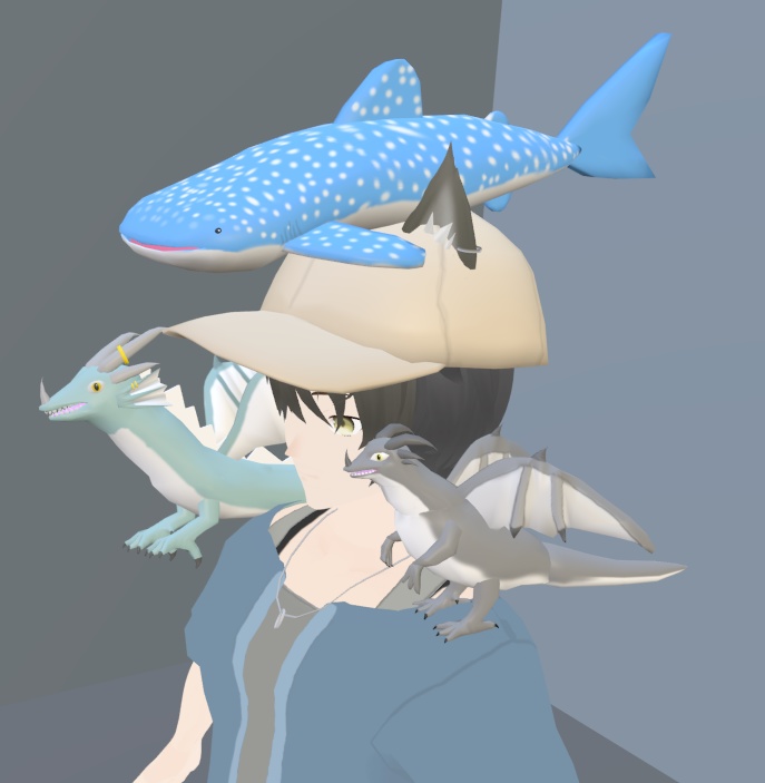 【VRChat】ジンベイザメ【3Dモデル】Vo._105_