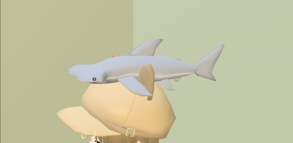 【VRChat】シュモクザメ【3Dモデル】Vo._106_