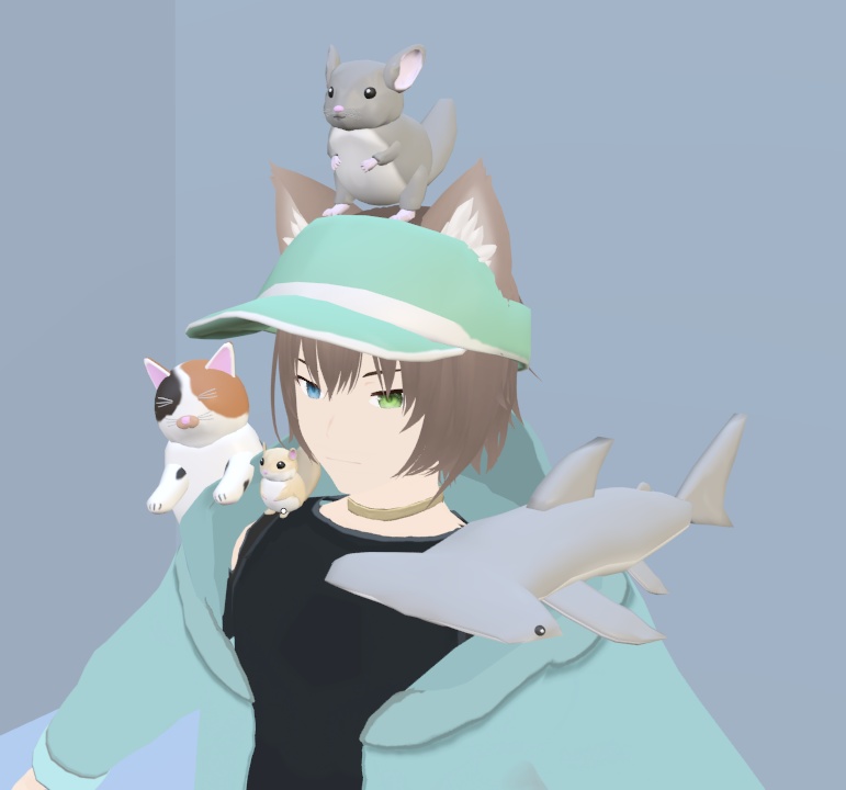 【VRChat】シュモクザメ【3Dモデル】Vo._106_