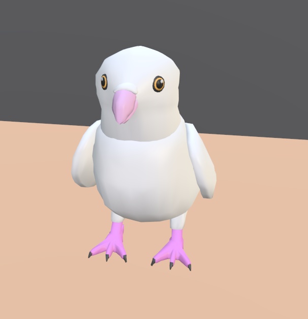 【VRChat】ハト(鳩)【3Dモデル】Vo._107_