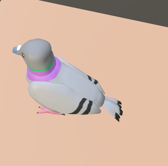 【VRChat】ハト(鳩)【3Dモデル】Vo._107_
