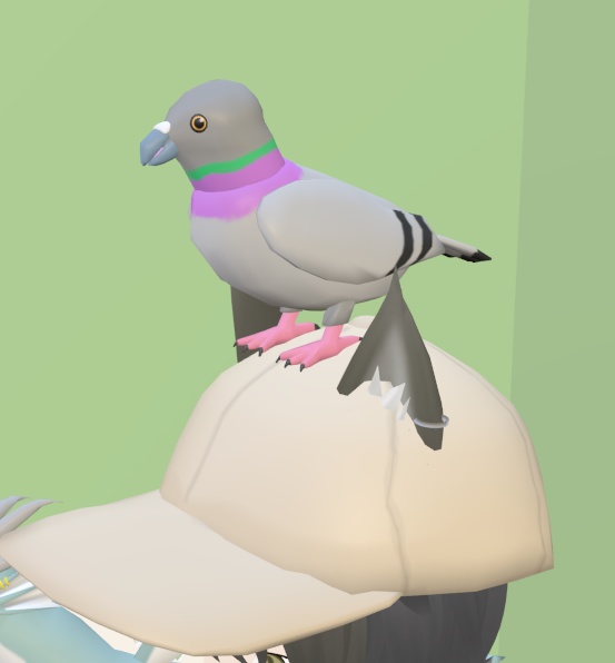 【VRChat】ハト（鳩）【3Dモデル】Vo._107_