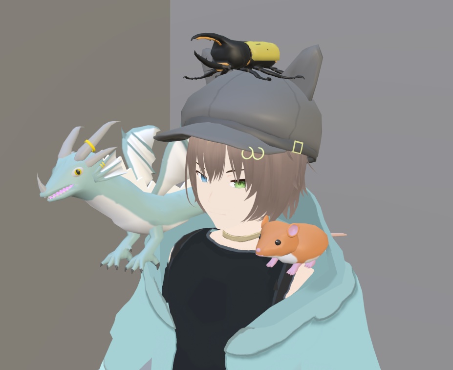 【VRChat】カヤネズミ【3Dモデル】Vo._108_