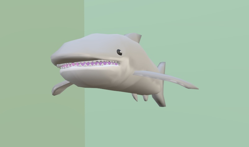 【VRChat】サメ (鮫)【3Dモデル】Vo._109_