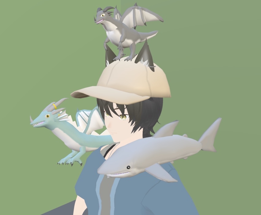 【VRChat】サメ (鮫)【3Dモデル】Vo._109_