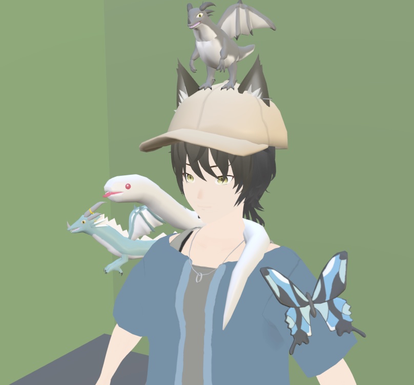 【VRChat】白ヘビ 【3Dモデル】Vo._110_