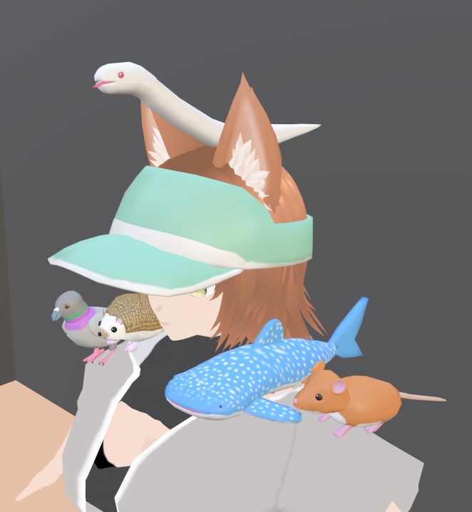 【VRChat】白ヘビ 【3Dモデル】Vo._110_