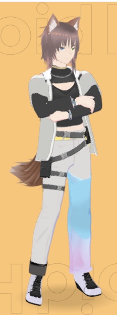 【VRoid製 アバター】カゲツ【3Dモデル】Vo._113_