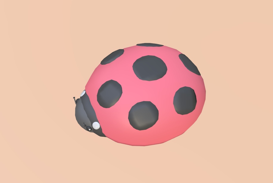 【VRChat】てんとう虫 【3Dモデル】Vo._114_