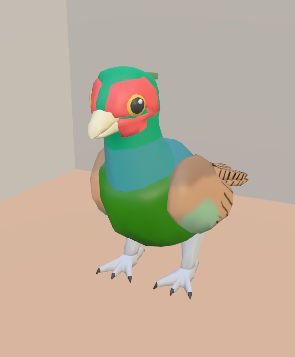 【VRChat】キジ【3Dモデル】Vo._115_