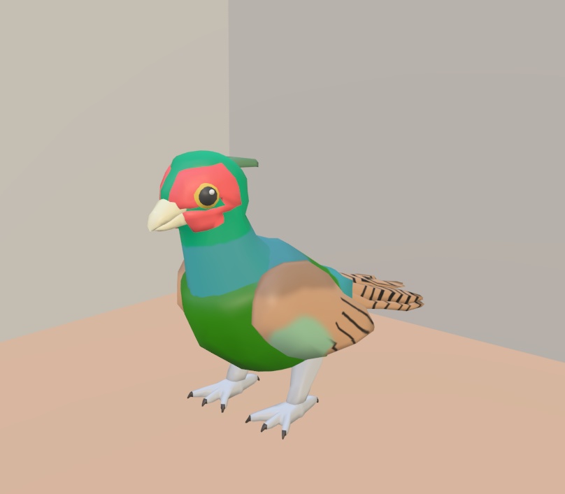 【VRChat】キジ【3Dモデル】Vo._115_