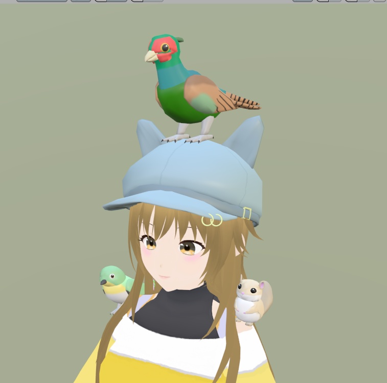 【VRChat】キジ【3Dモデル】Vo._115_