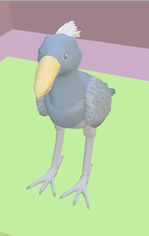 【VRChat】ハシビロコウ【3Dモデル】Vo._116_