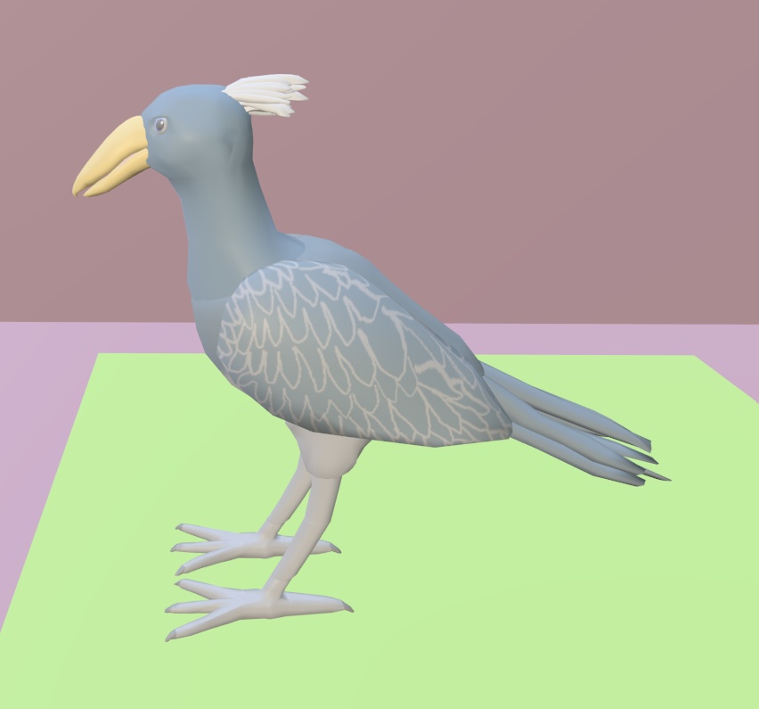 【VRChat】ハシビロコウ【3Dモデル】Vo._116_