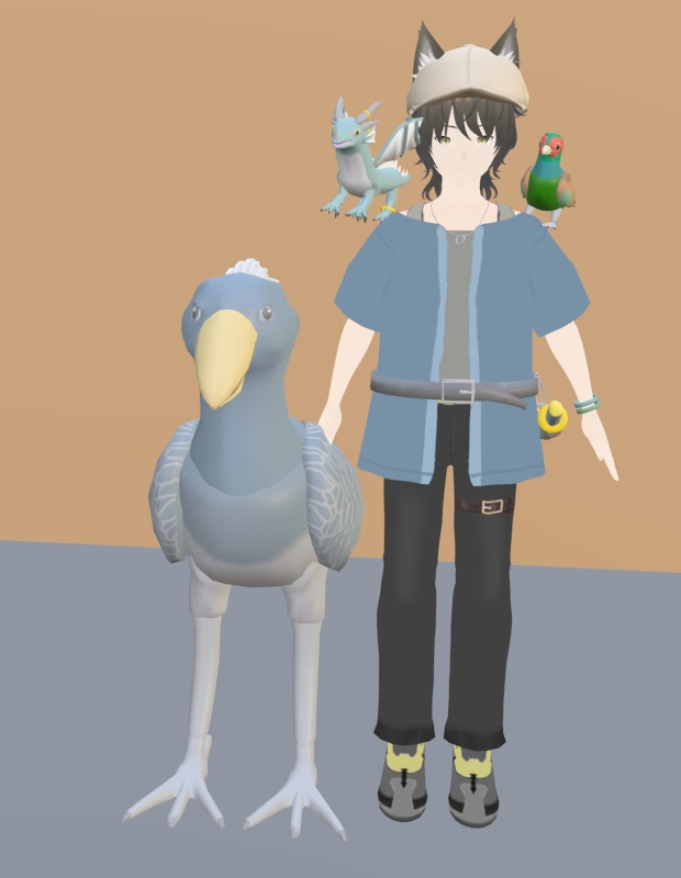 【VRChat】ハシビロコウ【3Dモデル】Vo._116_