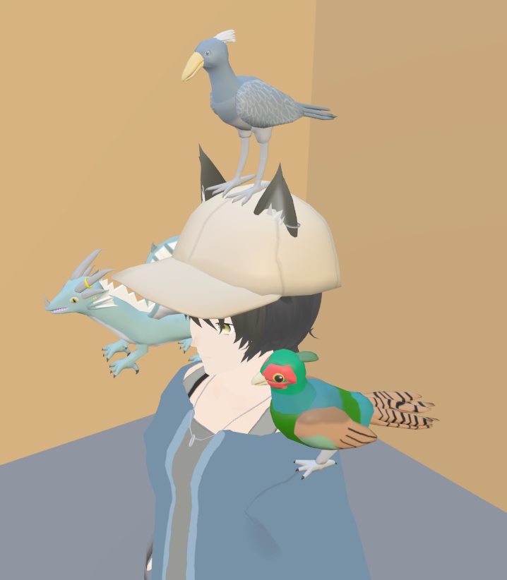 【VRChat】ハシビロコウ【3Dモデル】Vo._116_