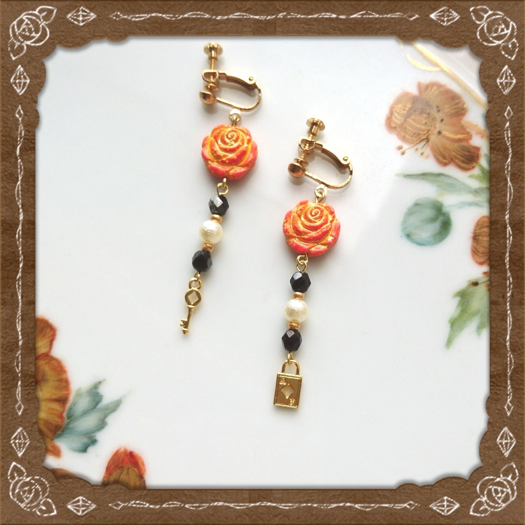 エース♥ケイト♦イメージイヤリング