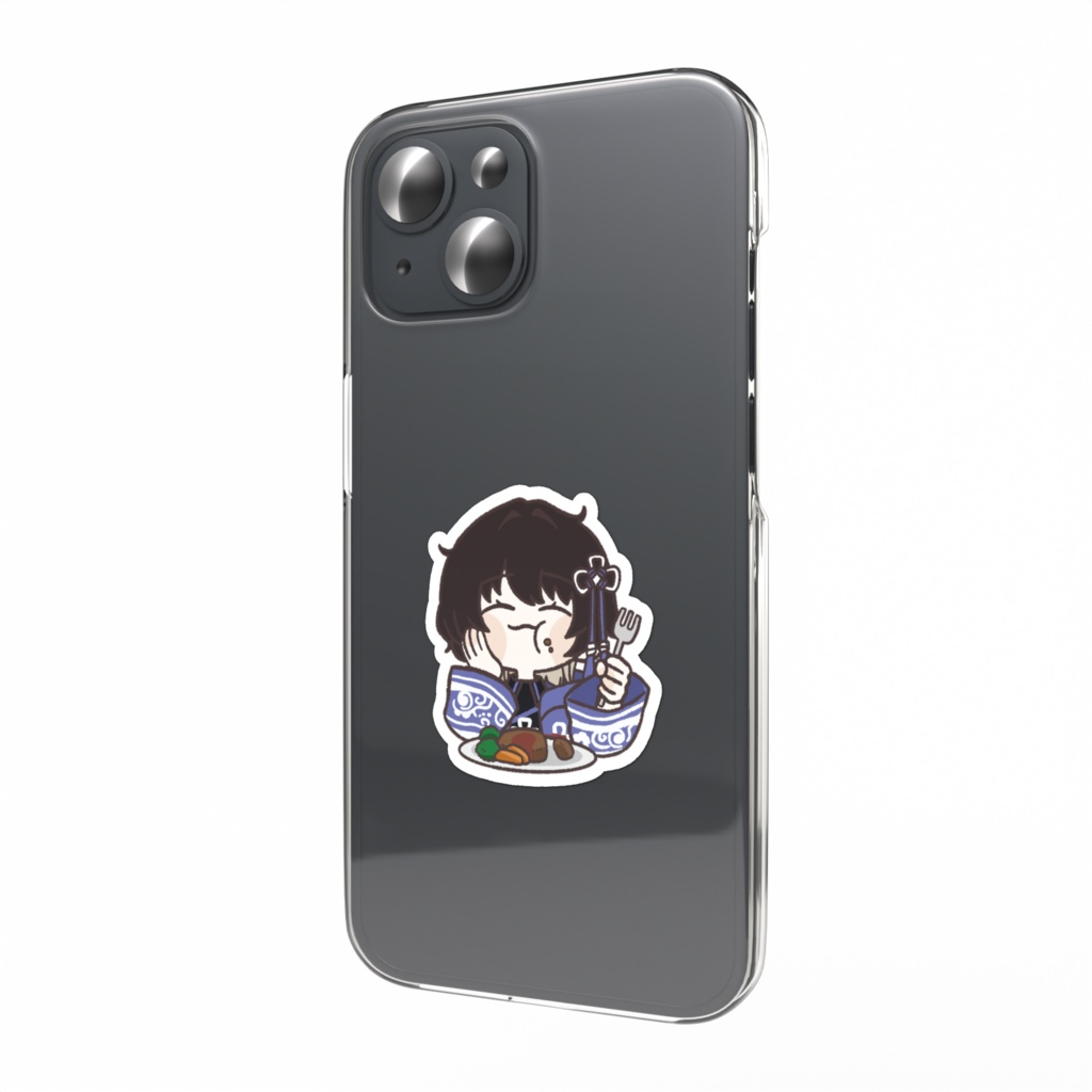 ゆるニマさんステッカー（もぐもぐ）