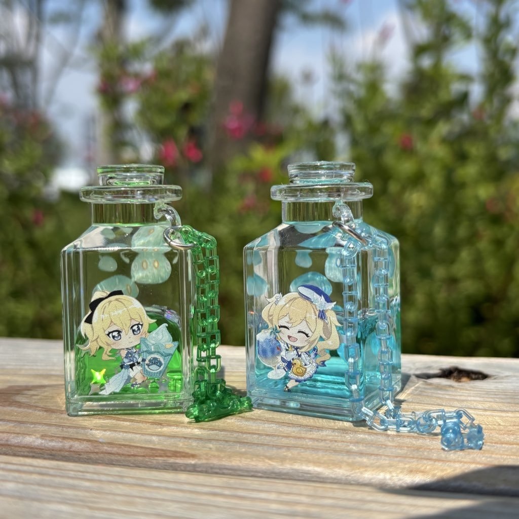 夏イベリキッドキーホルダー（ジンバーバラ姉妹セット）