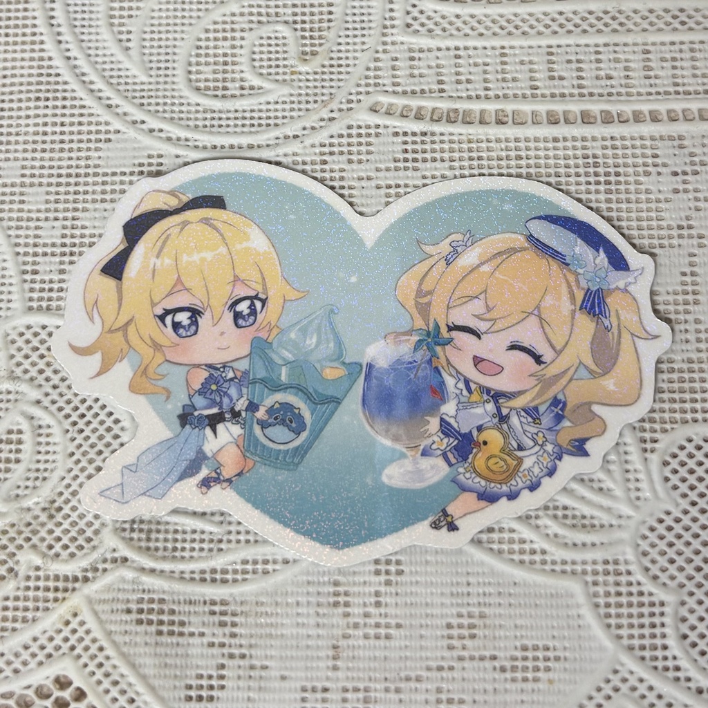 夏イベリキッドキーホルダー(ジンバーバラ姉妹セット)