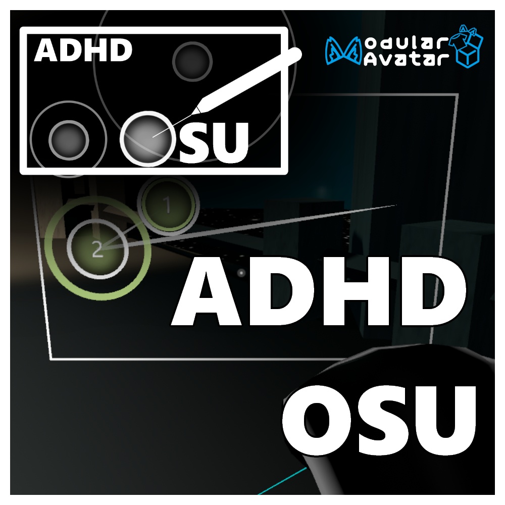 VRChat ADHD OSU avatar gimmick